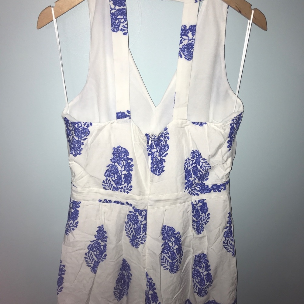Boohoo blue and white romper size 10 - Picture 2 of 4